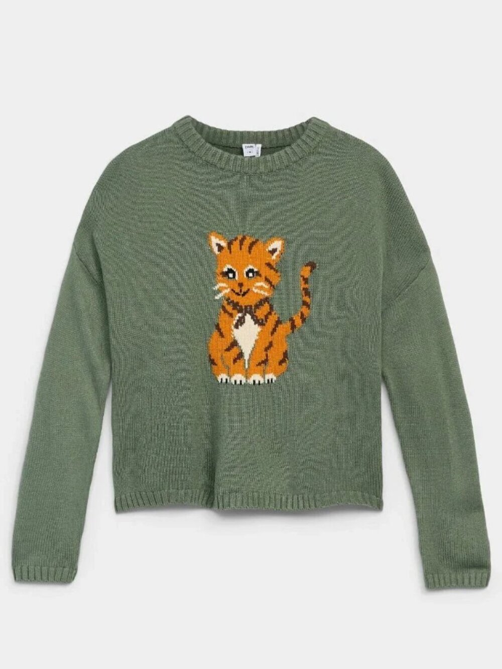 NWT Picture jacquard sweater